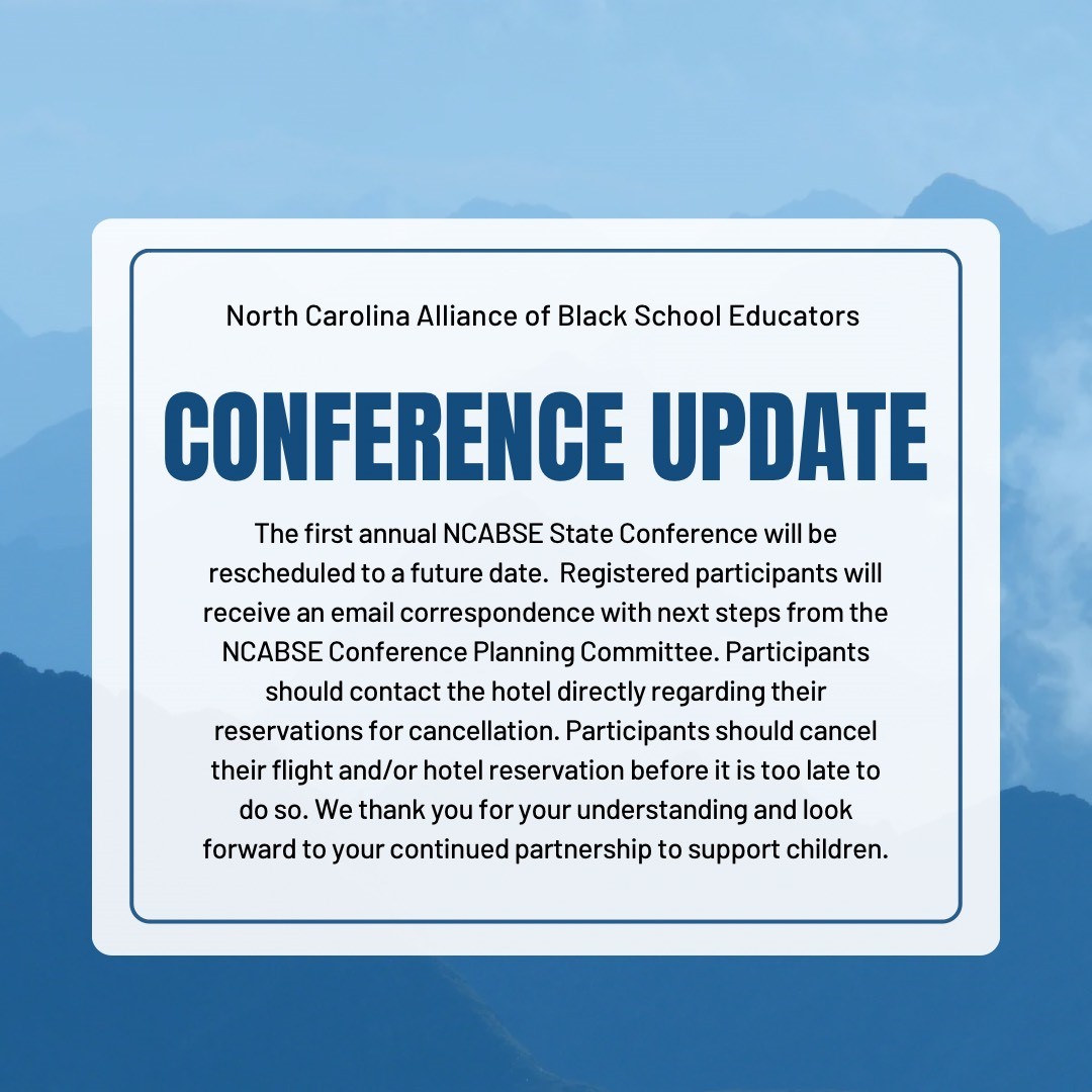 NCABSE First Annual Conference Rescheduled